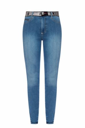 Jeans with decorative belt, zdjęcie 1 Jeans with decorative belt od Philipp Plein